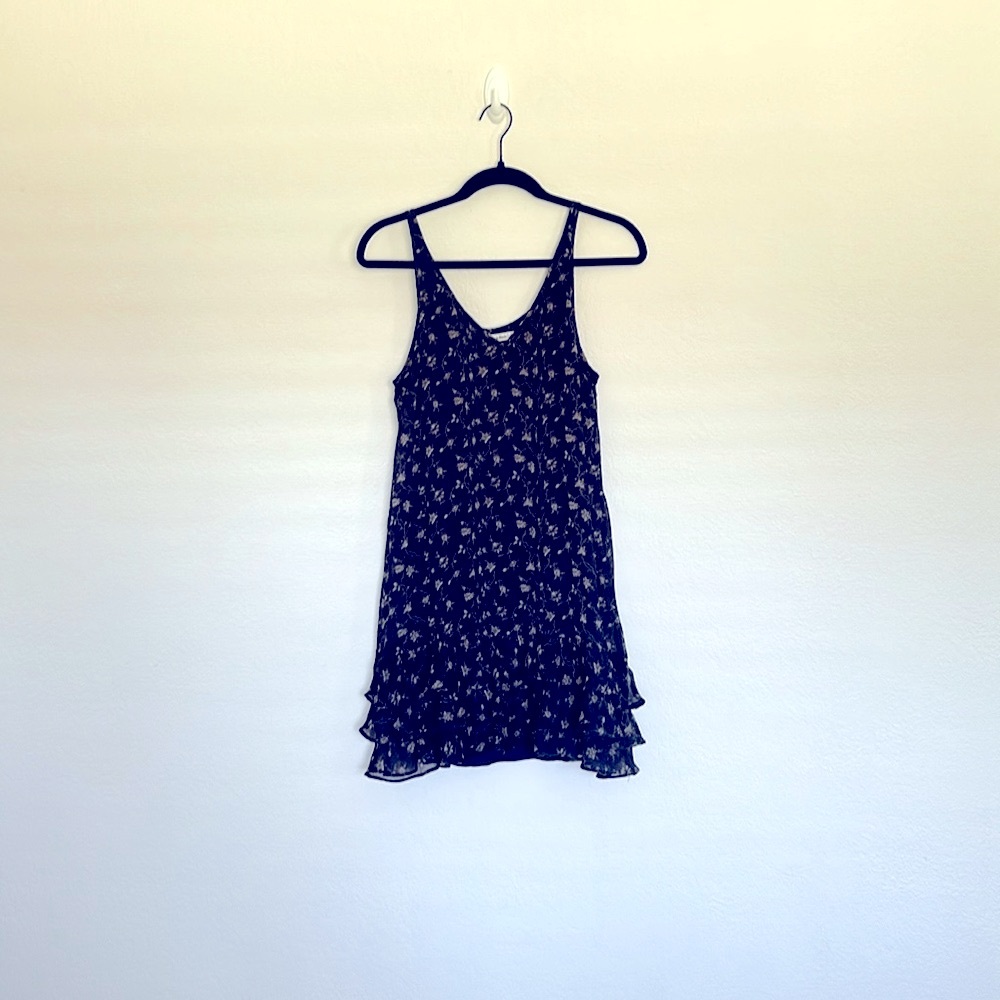 Abercrombie floral sundress with ruffle detail